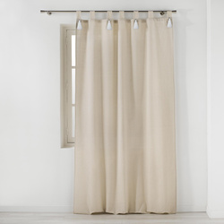 Függöny pántokkal és bojtokkal, CYRINE, 140 x 240 cm