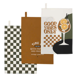 HELUS konyhai törölközők, 3 darab