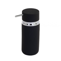 Folyékony szappanadagoló RUBBER, 16 cm, ZELLER, fekete