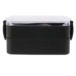 Kétkamrás ebédlődoboz, 18 x 10 x 8,5 cm