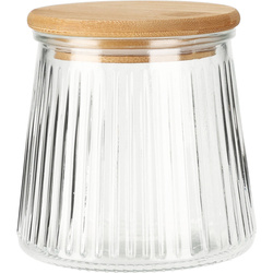 Bambuszfedeles üveg, légmentes zárás