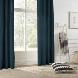 PANAMA gyűrűs függöny, 140 x 260 cm, kék