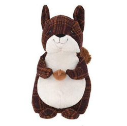 Ajtóstopper mókus formájú, poliészterből.