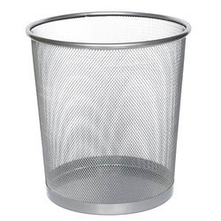 Acélhálós papírkosár, ZELLER, szürke