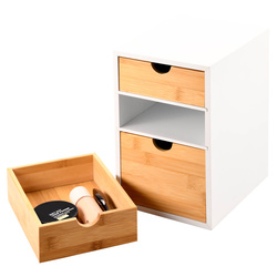 Asztali szervező bambusz fiókokkal