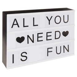 Fényes keret CINEMA - A4-es méret, LED