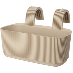 Virágcserép, erkélyi fogantyúval, 21 x 29 cm