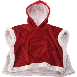 Karácsonyi köpeny gyerekeknek Mikulásra, 100 x 70 cm