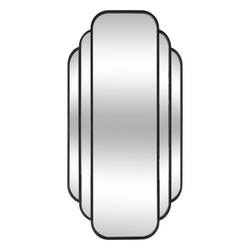Nagy art deco BENEDITA függő tükör, fém keret, 50,5 x 100,3 cm