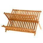 Bambusz edény szárító, csepegtető - 2 szintű