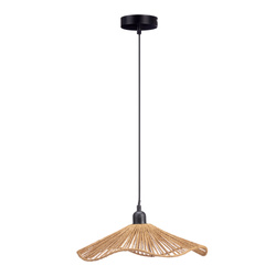 VELTO mennyezeti lámpa fonott búrával, 35 cm