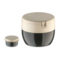 Reggeliző doboz, salátás és öntetes tároló BENTOBOX M, 2 elem, KOZIOL