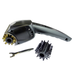 A grilltisztító kefe, elemmel működik