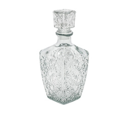 Üveg karafa dugóval, 900 ml