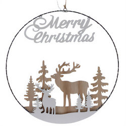 Karácsonyi dísz LED-del függesztéshez, Ø 40 cm