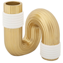 Hullámformájú váz, poliészterből, magassága 13 cm