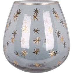 Tealight üveg gyertyatartó, Ø 14 cm