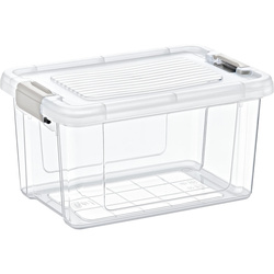 Átlátszó tárolódoboz, 18 x 12 x 11 cm