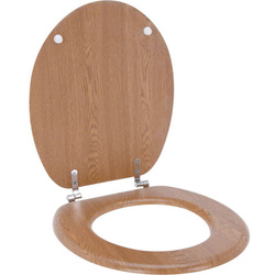 MDF WC-ülőke, fa minta