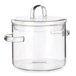 Fedővel ellátott, fazék alakú sütőedény