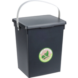 Újrahasznosított műanyagból készült szerves hulladékgyűjtő, 5,5 l