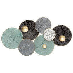 DECO falidísz vízililiom levelekkel, 90 x 50 cm, 1. minta