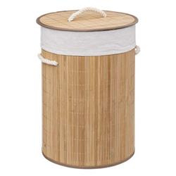 BAMBOO mosószék, kerek fedéllel, 48 l