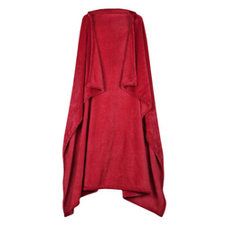 Mikulás sapkával ellátott köpeny, plüss takaró, 150 x 110 cm