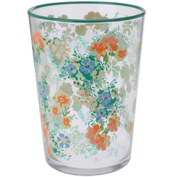Virágmintás nagy üveg, 510 ml