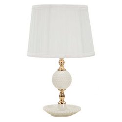 NAPOLI díszes talapzatú éjjeli lámpa, 40 cm