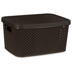 Műanyag kosár fedéllel, rendező, 3,5 l