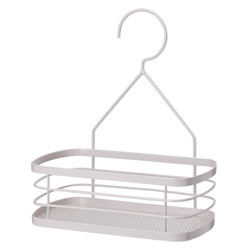 COZY CORE zuhanyzós kozmetikai kosár, 22,5 x 12 x 26 cm, szürke