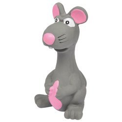 Kutyajáték EGÉR, sípolós, 14,5 x 8 cm