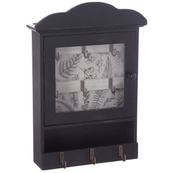 Vintage stílusú kulcstartó, fekete