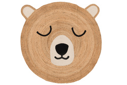 Jutaszőnyeg macival, Ø 120 cm