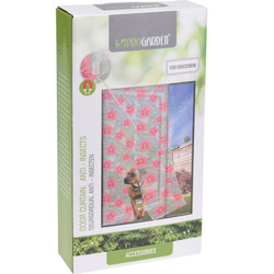 TROPICAL FLOWERS erkélyajtó szúnyogháló, 220 x 50 cm, 2 darab