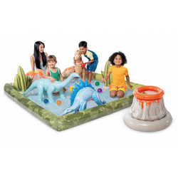 DINO felfújható játszótér medencével
