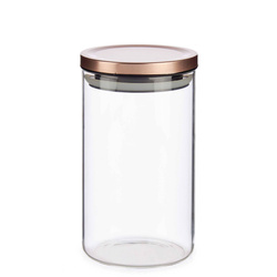 Magas üveg szoros fedéllel, 1 l