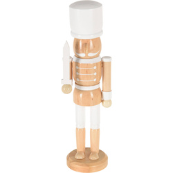 Dekoratív diótörő, fából, 25 cm