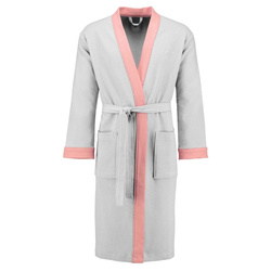 Női fürdőköpeny zsebekkel, pamut rózsaszín betétekkel ESPRIT, L