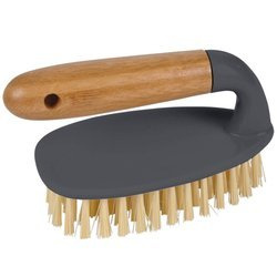 Súroló kefe, 15 cm, bambusz nyéllel