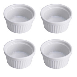 Porcelán uzsonnás tálak, 4 db.