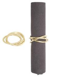 Díszes szalvétagyűrűk, 2 db.