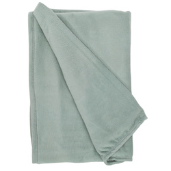 180 x 220 cm-es plüss takaró, világoszöld