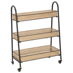 Keskeny FUJI tárolókocsi, bécsi fonott minta