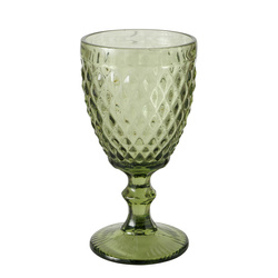 Kehely díszítéssel, zöld, AURORA, 300 ml