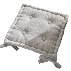 CONSTANCE székpárna, pamut, megkötős, 40 x 40 cm