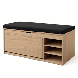 GRADIA cipőtartó padkázattal és kihúzható polcokkal, 100 x 34 x 50 cm