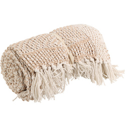 Pamut takaró bojtokkal, 130 x 170 cm