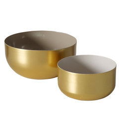 Arany dekoratív tálak, 2 darab